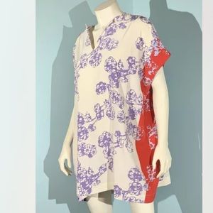 Diane Von Furstenburg Squaretan Tunic Dre’s Sz P